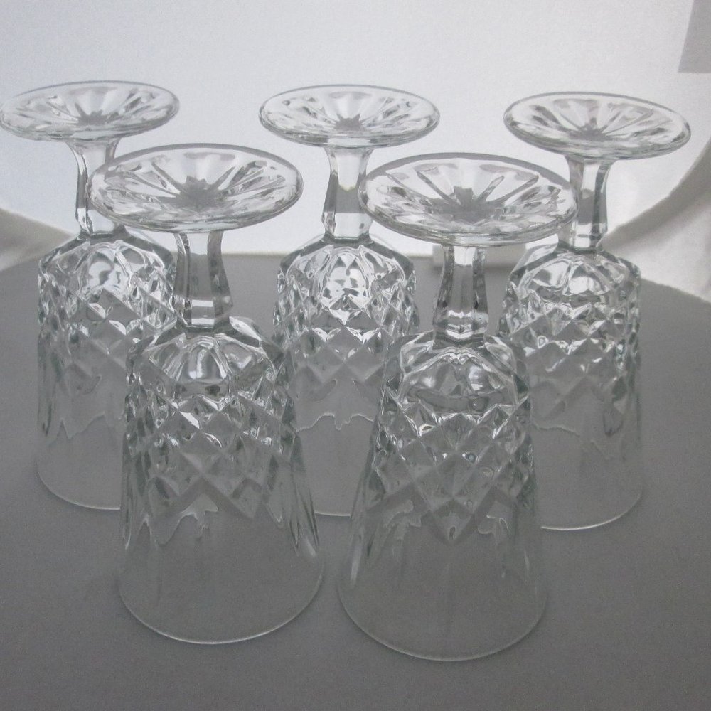 5 Wexford Stemmed Glasses Excellent shape